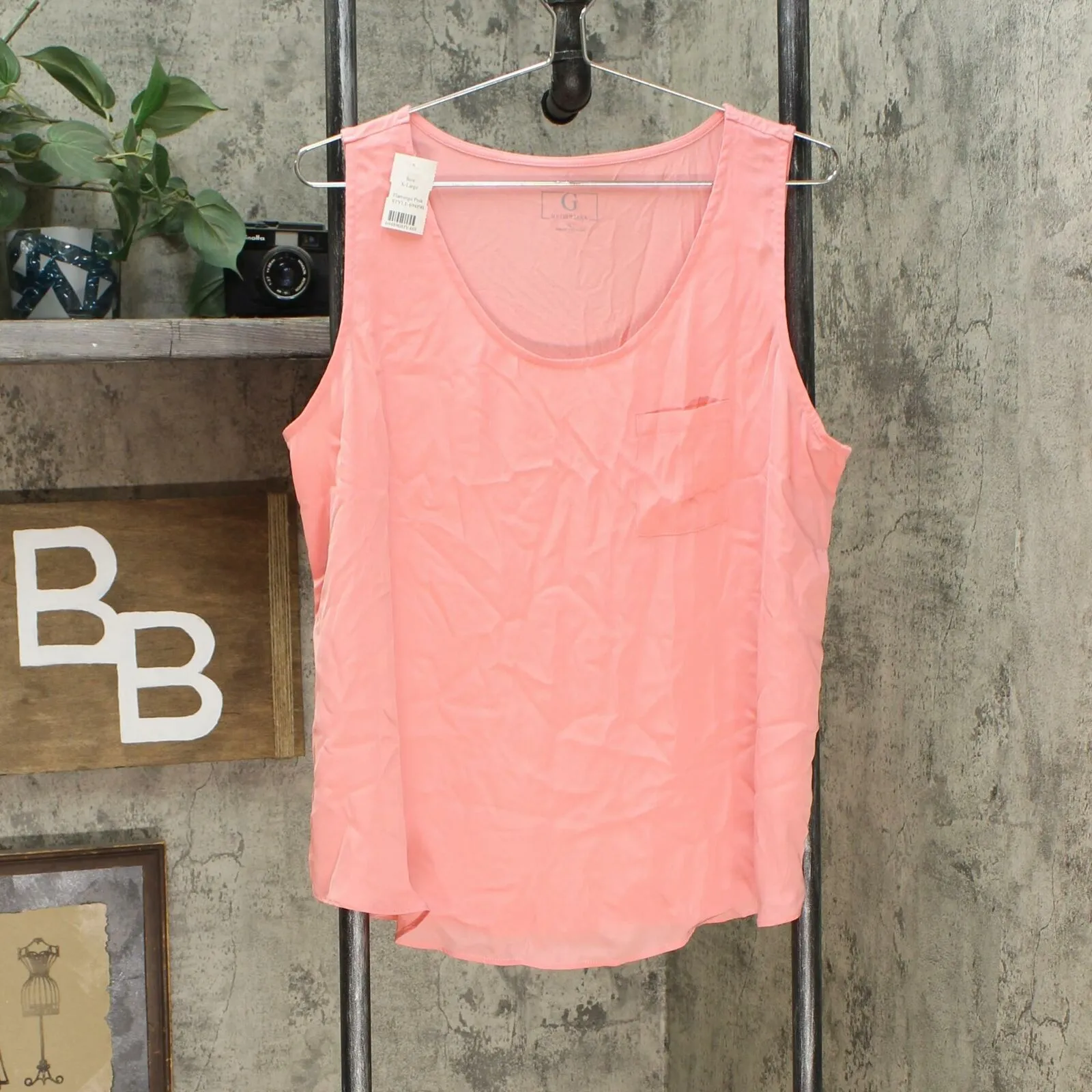 G by Giuliana Women's Knit Back Tank Top