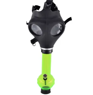 Gas Mask With Bubbler - Various Colors - (1 Count)