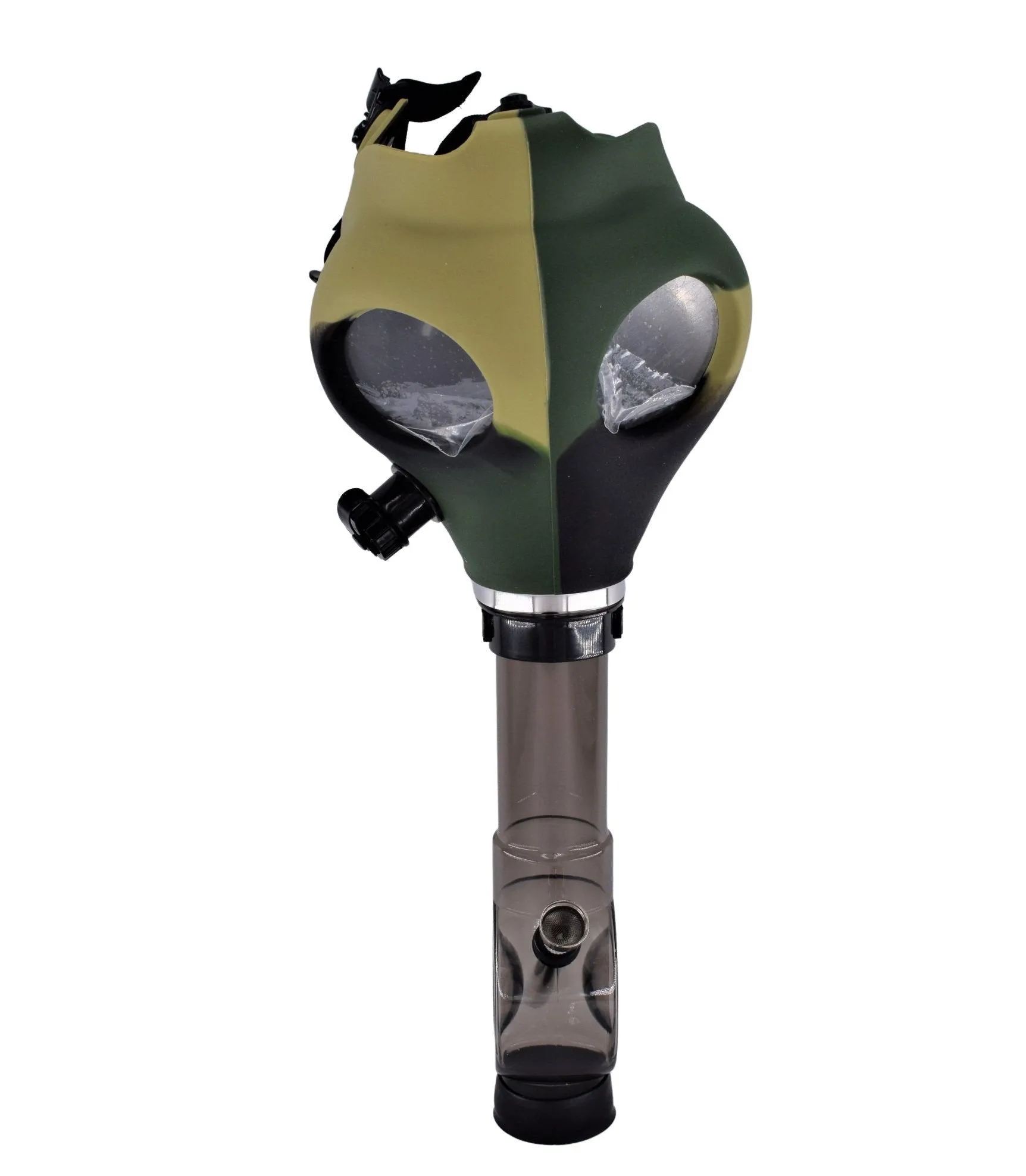 Gas Mask With Bubbler - Various Colors - (1 Count)