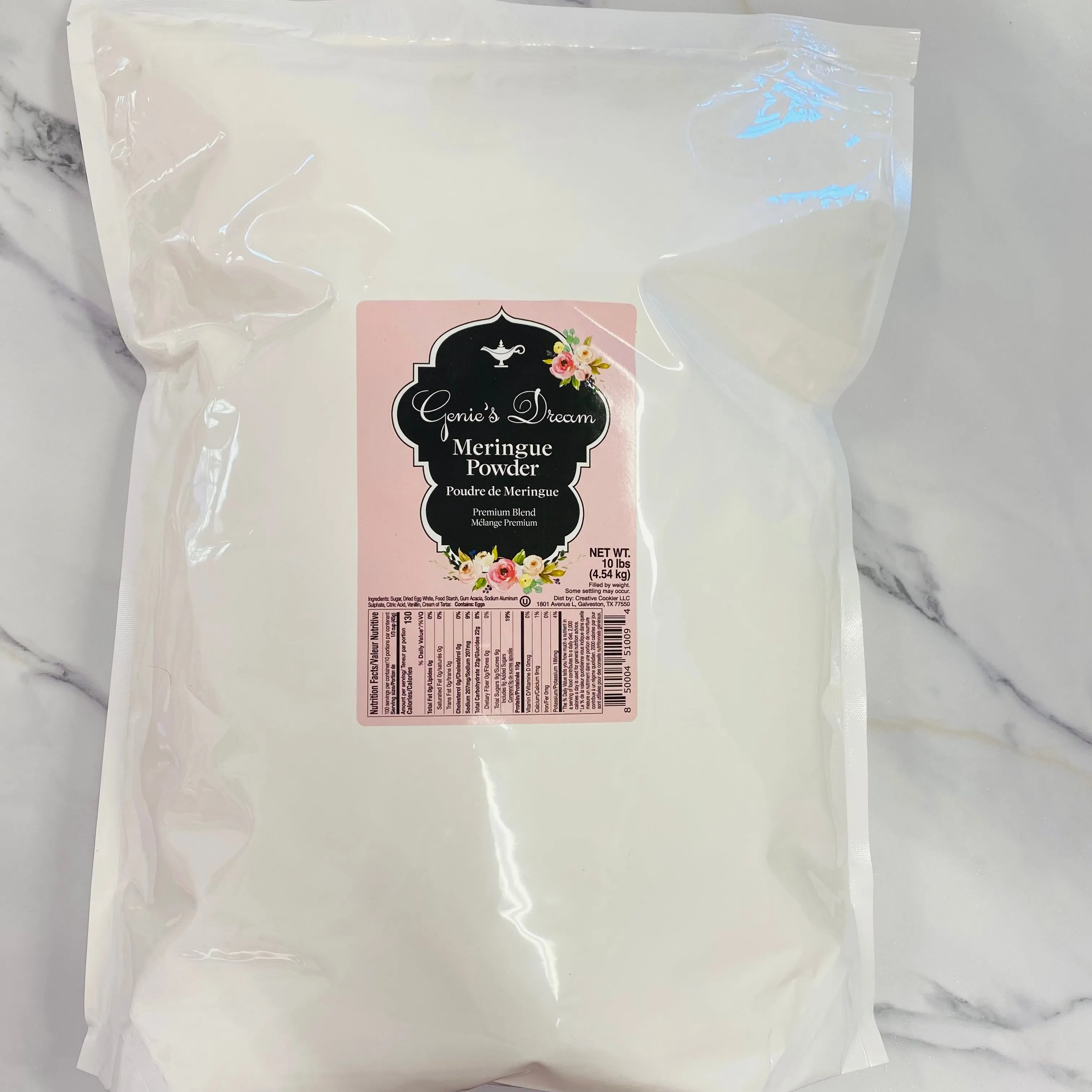 Genie's Dream Premium Meringue Powder 10lbs