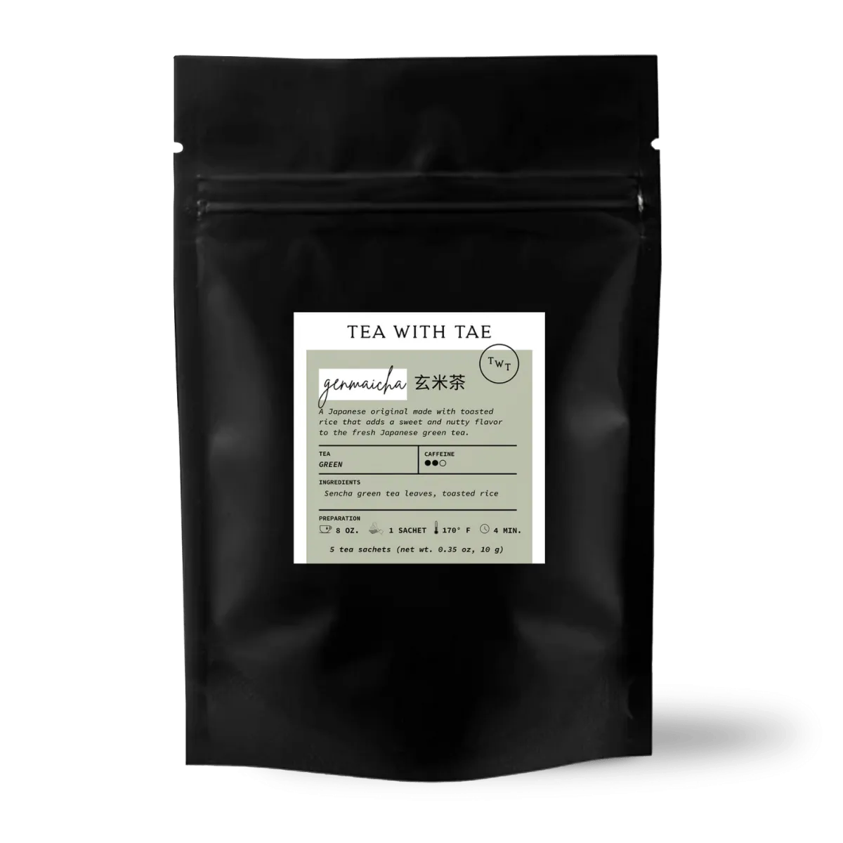 Genmaicha (Traditional Japanese Green Tea) 5ct. Pouch
