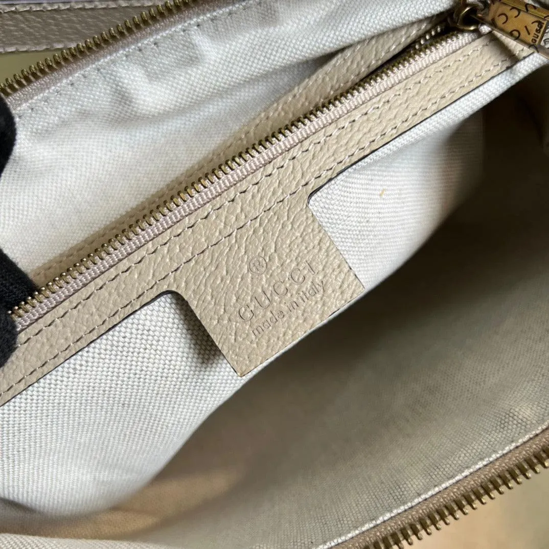 gg Ophidia gg Small Shoulder Bag Beige For Women, Women&#8217;s Bags 11.8in/30cm gg 598125 UULAT 9682