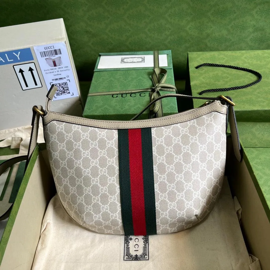 gg Ophidia gg Small Shoulder Bag Beige For Women, Women&#8217;s Bags 11.8in/30cm gg 598125 UULAT 9682
