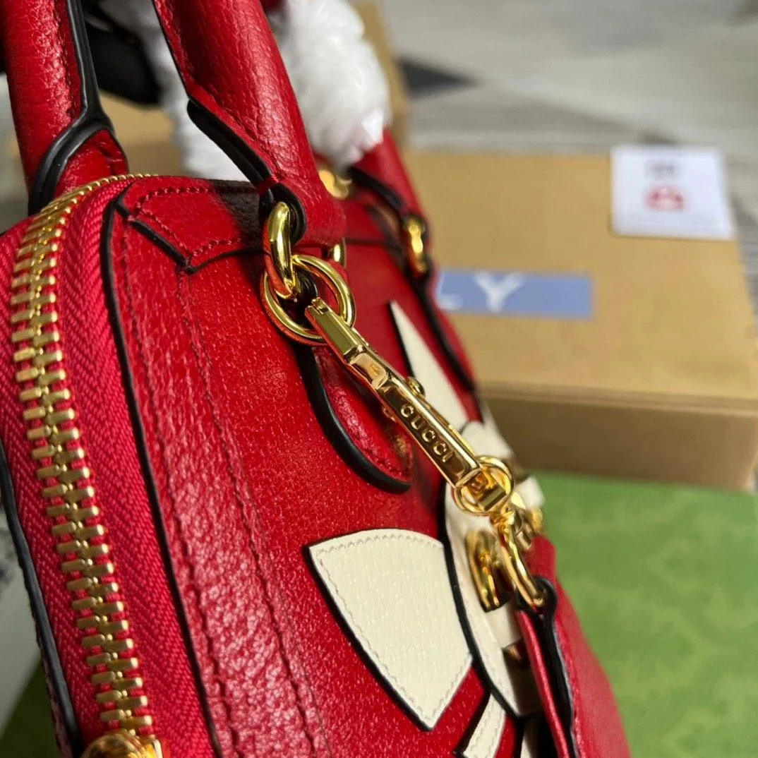 gg x Adidas Horsebit 1955 Mini Bag Red For Women, Women&#8217;s Bags 7.9in/20cm gg‎