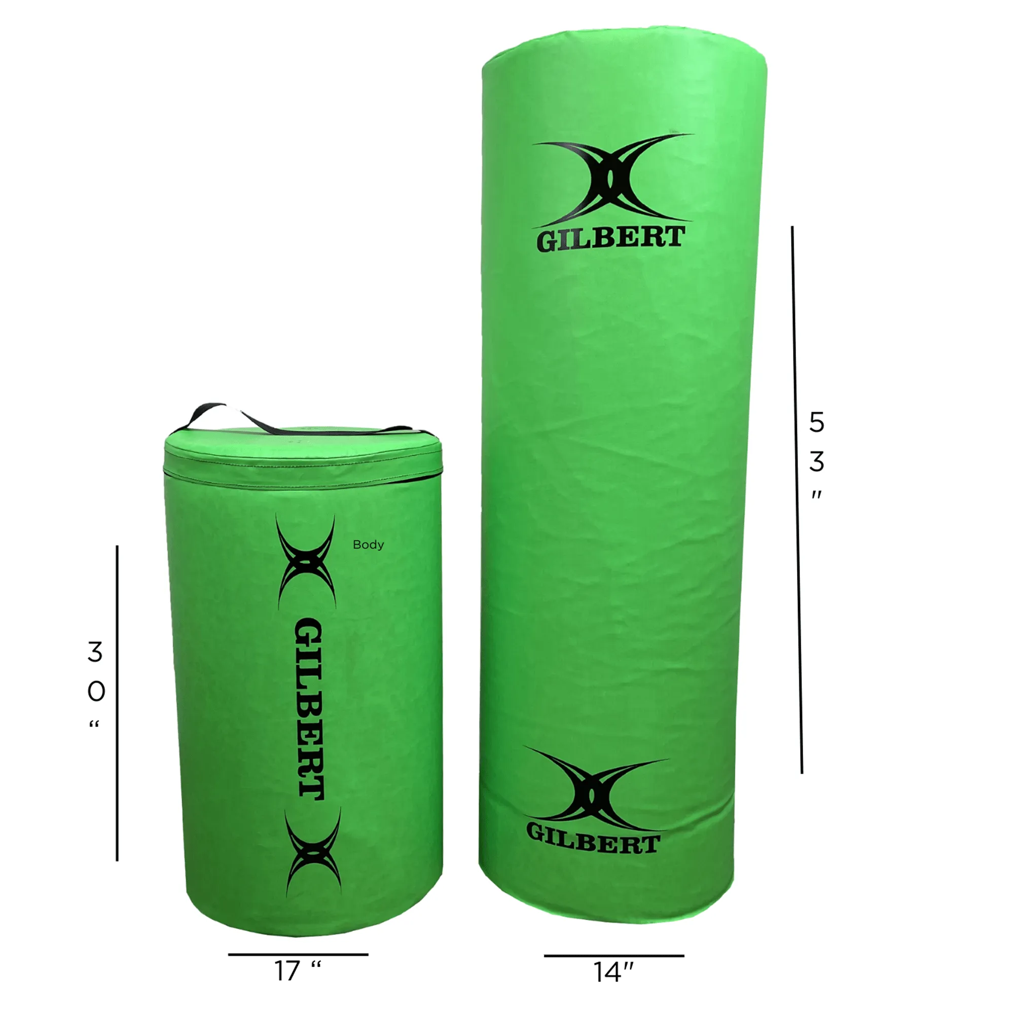 Gilbert Junior Rugby Green Point 5 Tackle Bag