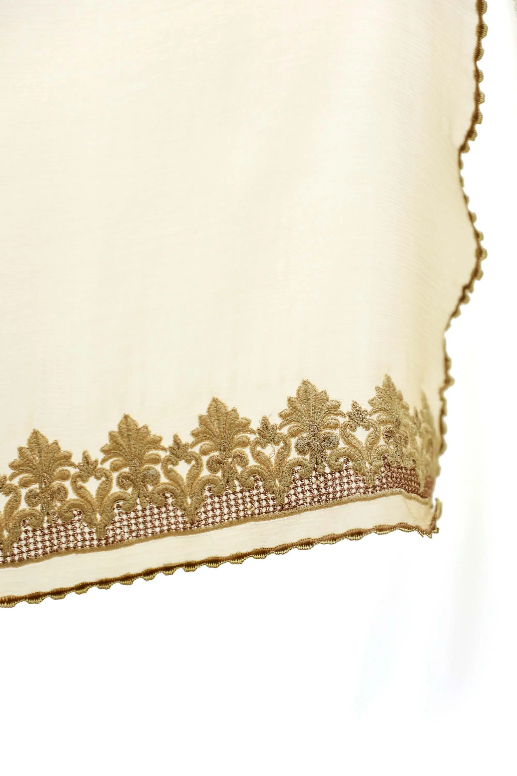 Gold & Beige Salwar Kameez -  Sobia Nazir Silk Collection