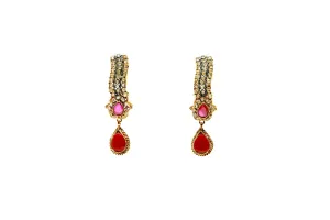 Gold & Silver Dangle Earrings