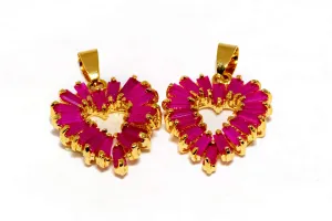 Gold Heart Shaped Pendant