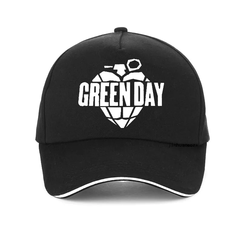 Green Day 100% Cotton Baseball Cap Men Women Adjustable Snapback Hat SJA9