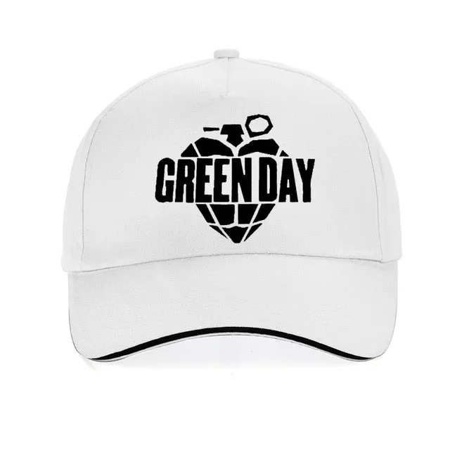 Green Day 100% Cotton Baseball Cap Men Women Adjustable Snapback Hat SJA9