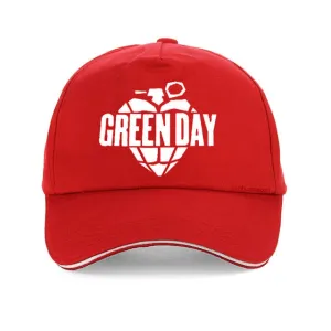 Green Day 100% Cotton Baseball Cap Men Women Adjustable Snapback Hat SJA9