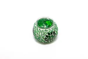 Green Turkish Mosaic Candle Holder