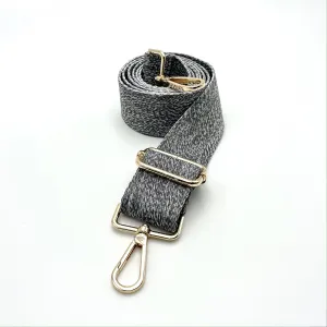 Grey Melange Woven Strap