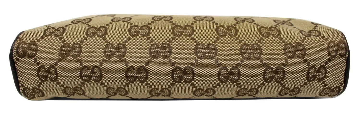 Gucci Beige/Ebony G Canvas Abbey D-Ring Pochette Bag