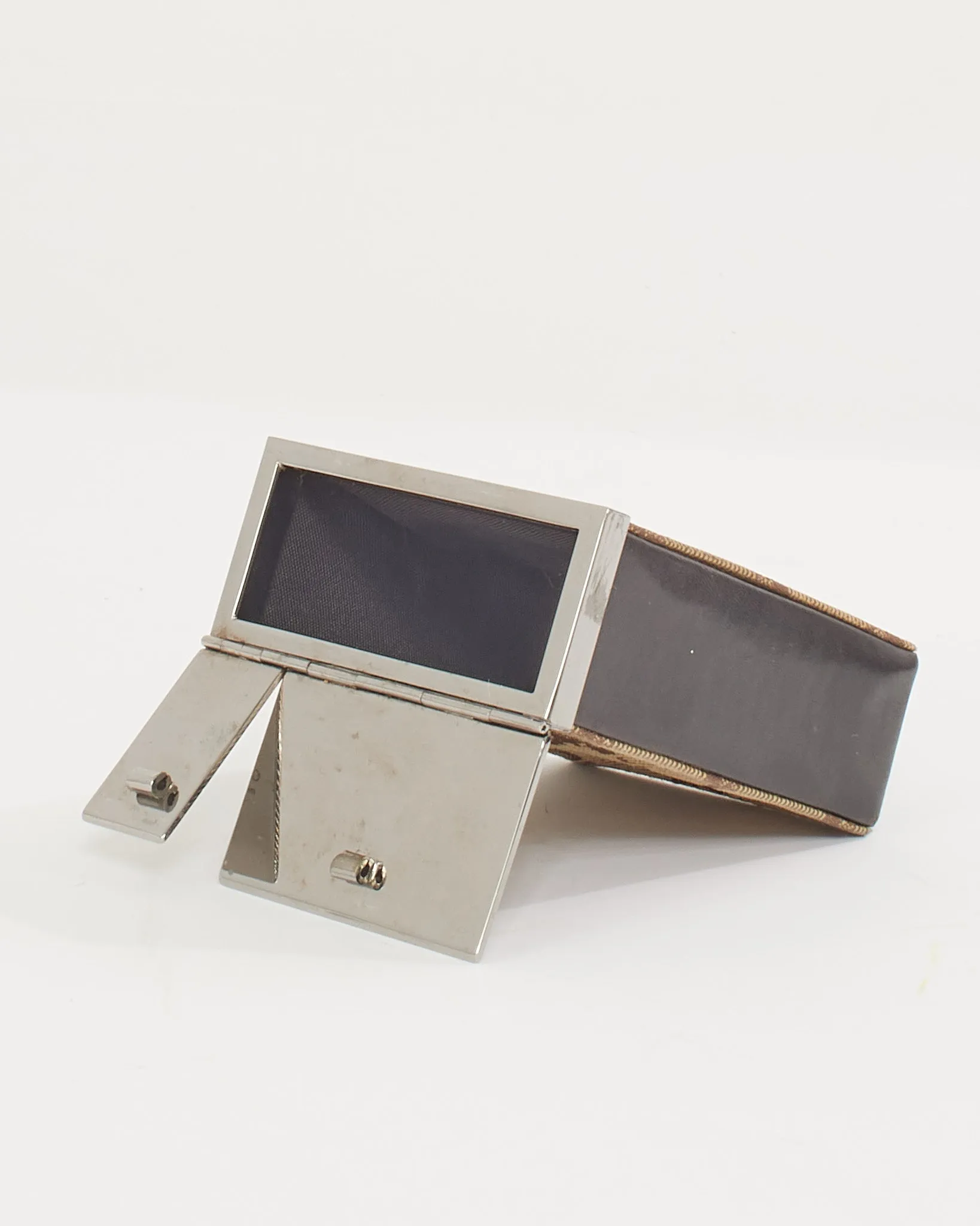 Gucci Brown Canvas Cigarette Box