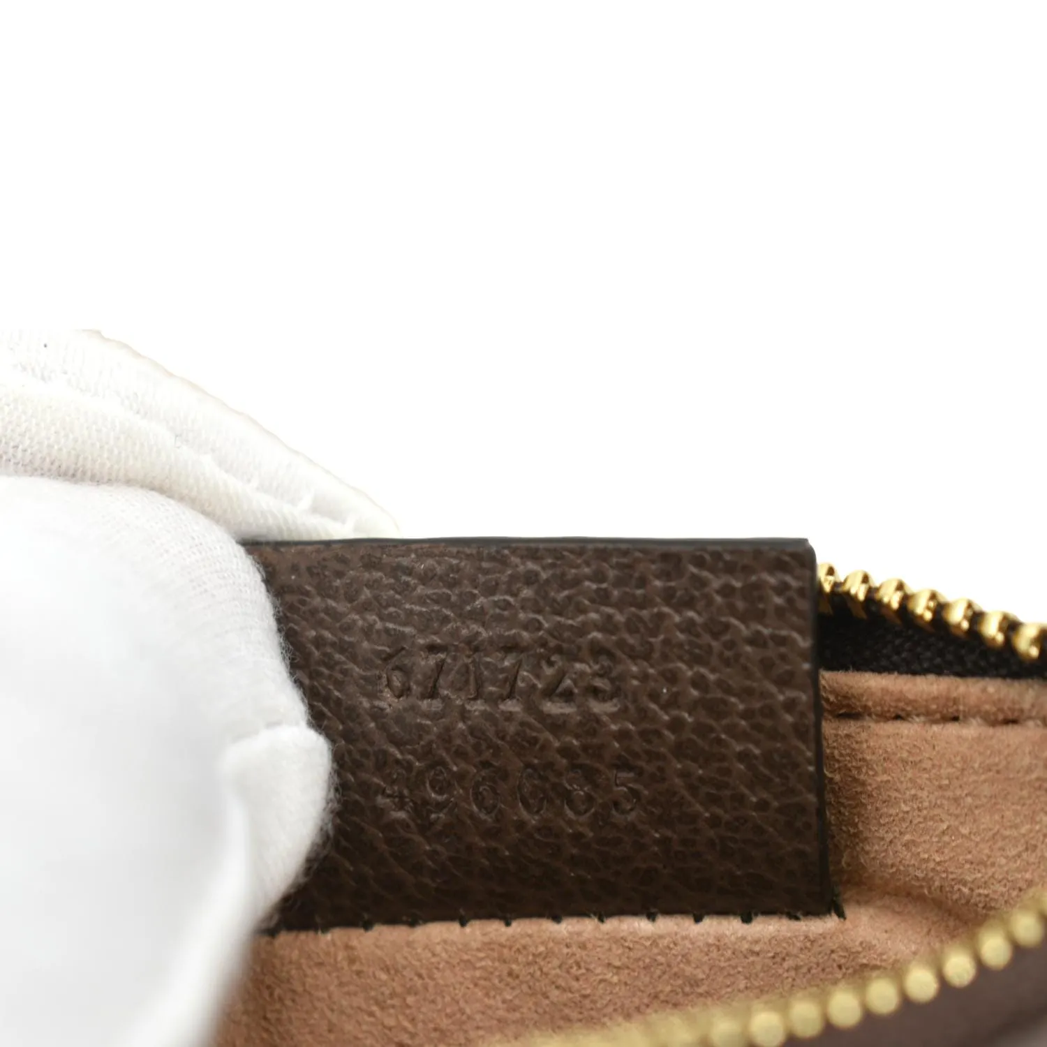 GUCCI Ophidia GG Supreme Canvas Card Case Brown ‎671723