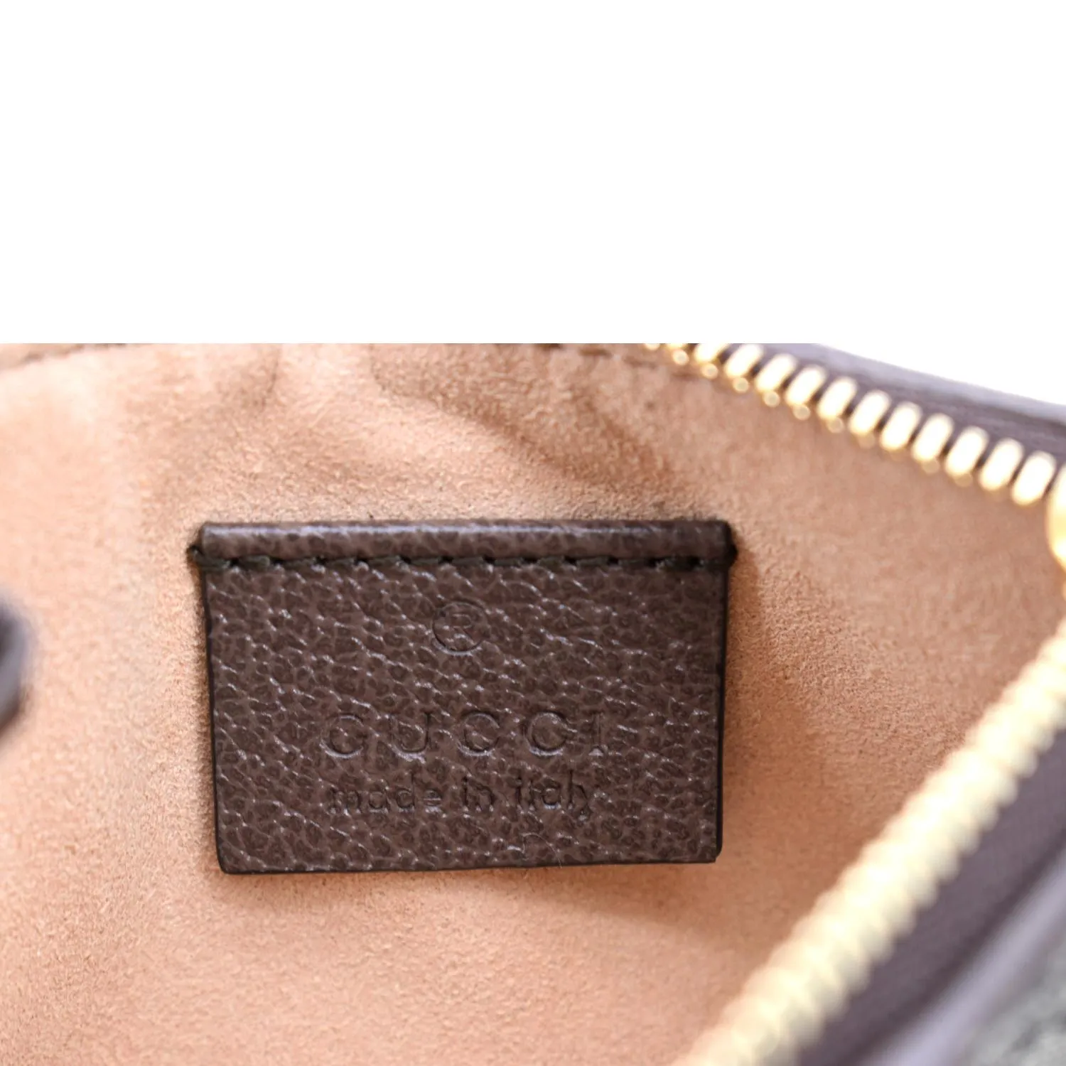 GUCCI Ophidia GG Supreme Canvas Card Case Brown ‎671723