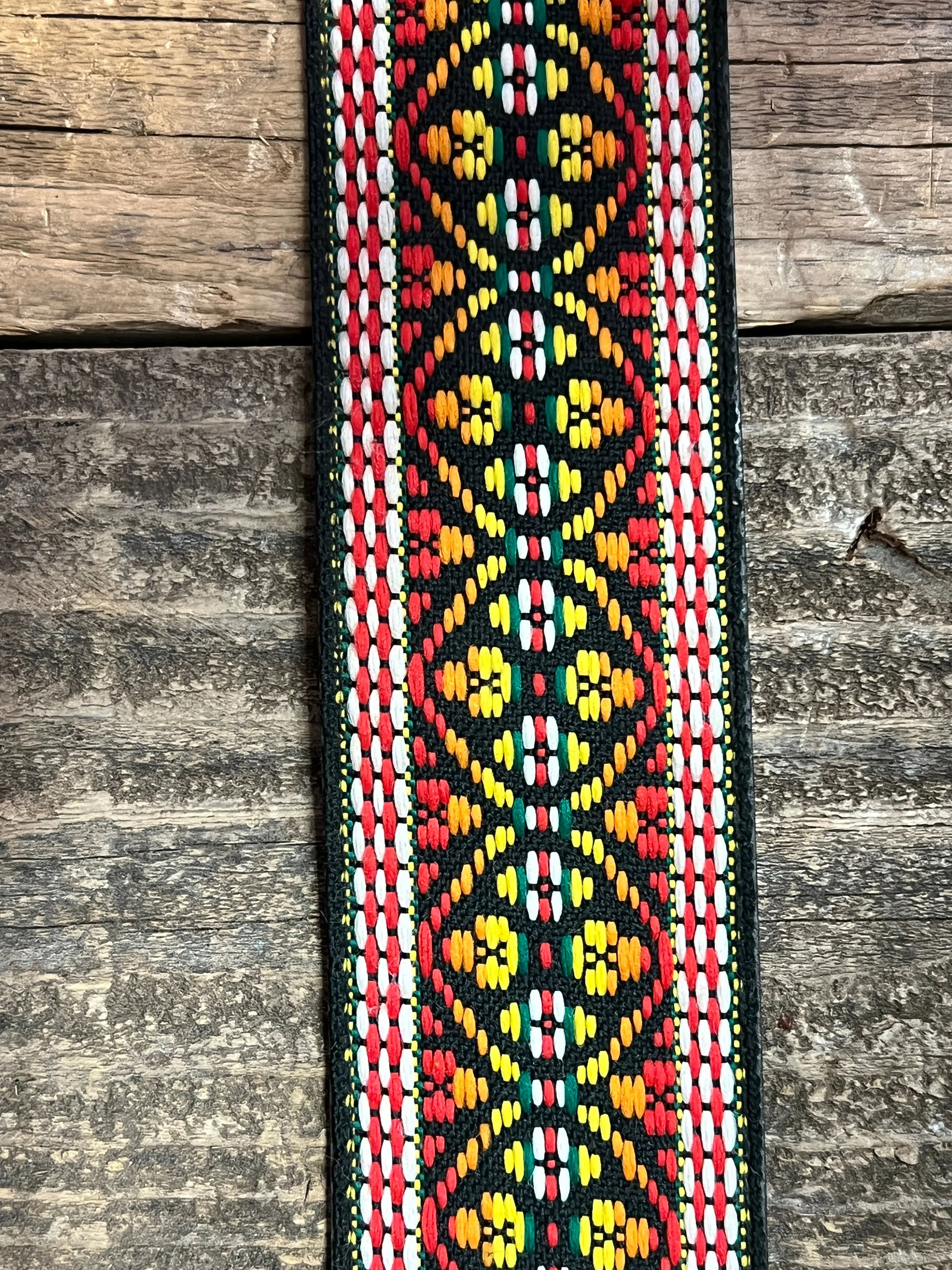 Guitar strap woven Ace or Bobby Lee style 1960s