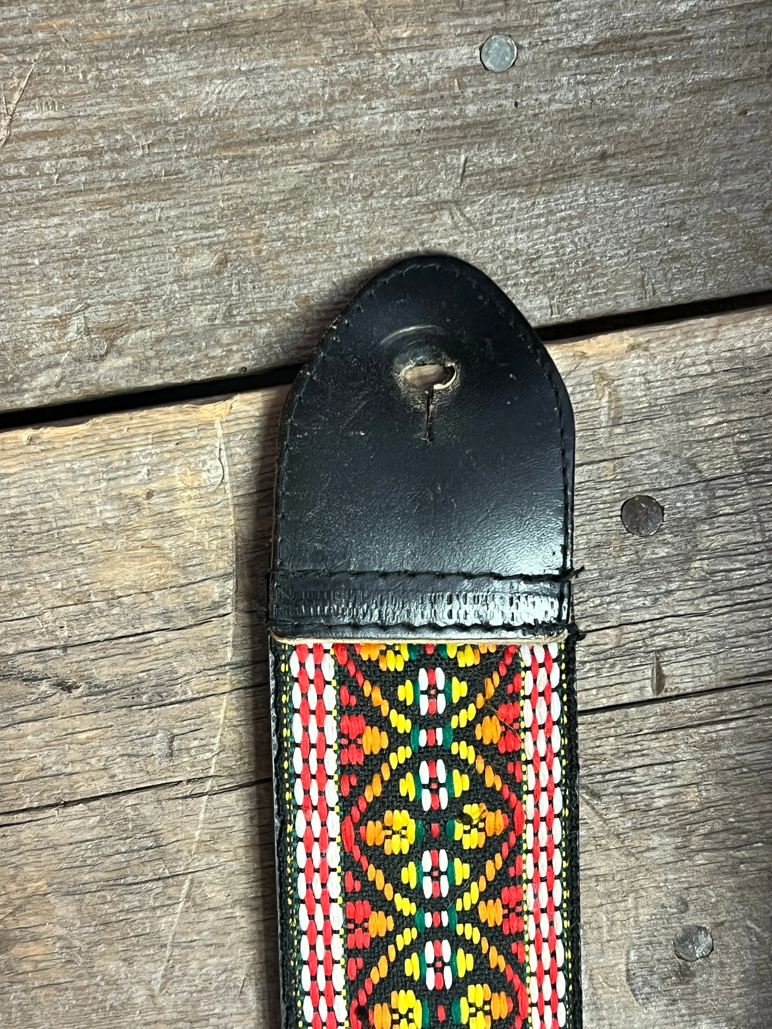 Guitar strap woven Ace or Bobby Lee style 1960s