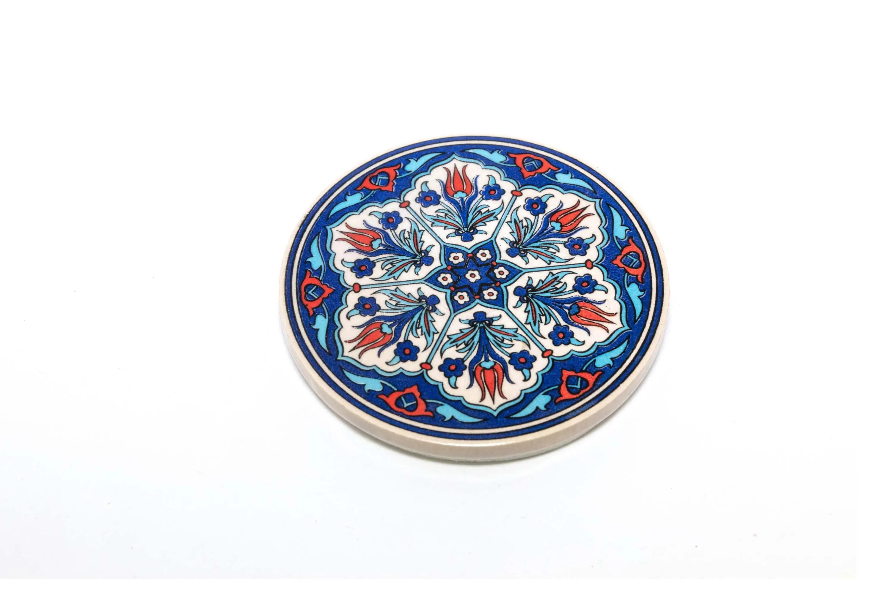 Hand Painted Ceramic Turkish Coaster