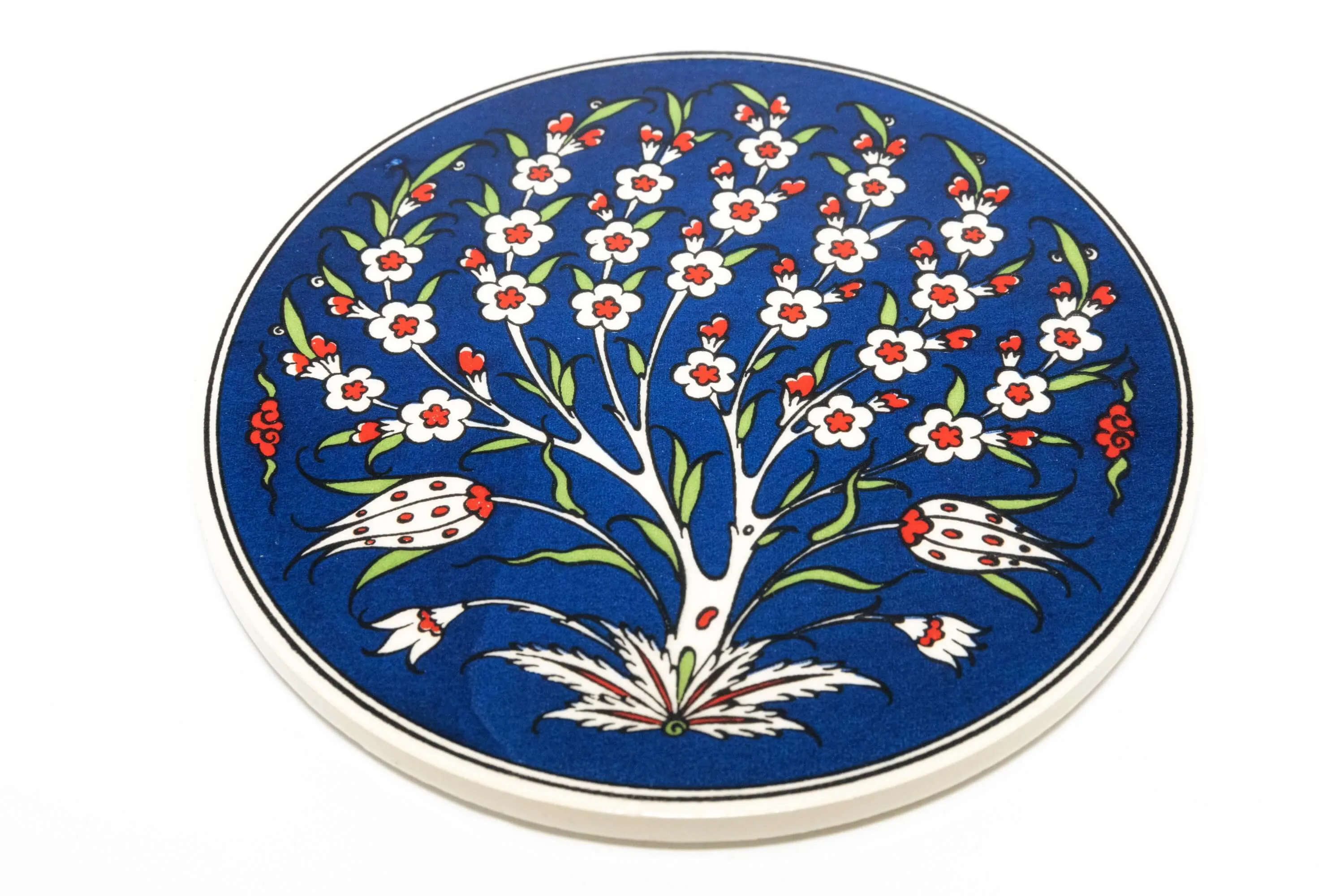 Hand Painted Turkish Ceramic Coaster