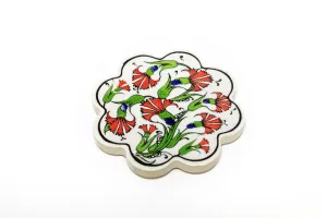 Hand Painted Turkish Ceramic Coaster