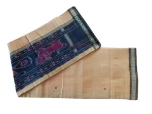 Hand woven pure cotton Almond White Gamuchha