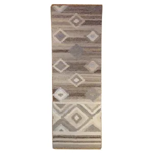 Hand-Woven Reversible Darrie Handmade Kilim Wool Rug (Size 2.7 x 9.10) Brral-5814