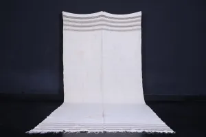 Handwoven Kilim - 5.5 FT X 12.6 FT | Elegant Moroccan Rug