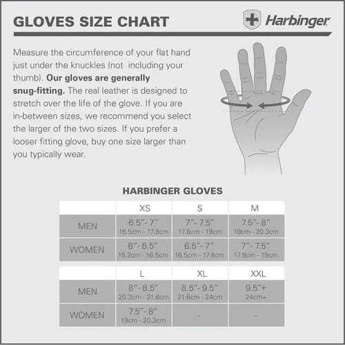 Harbinger Unisex's Flexfit Gloves 2.0 - Red