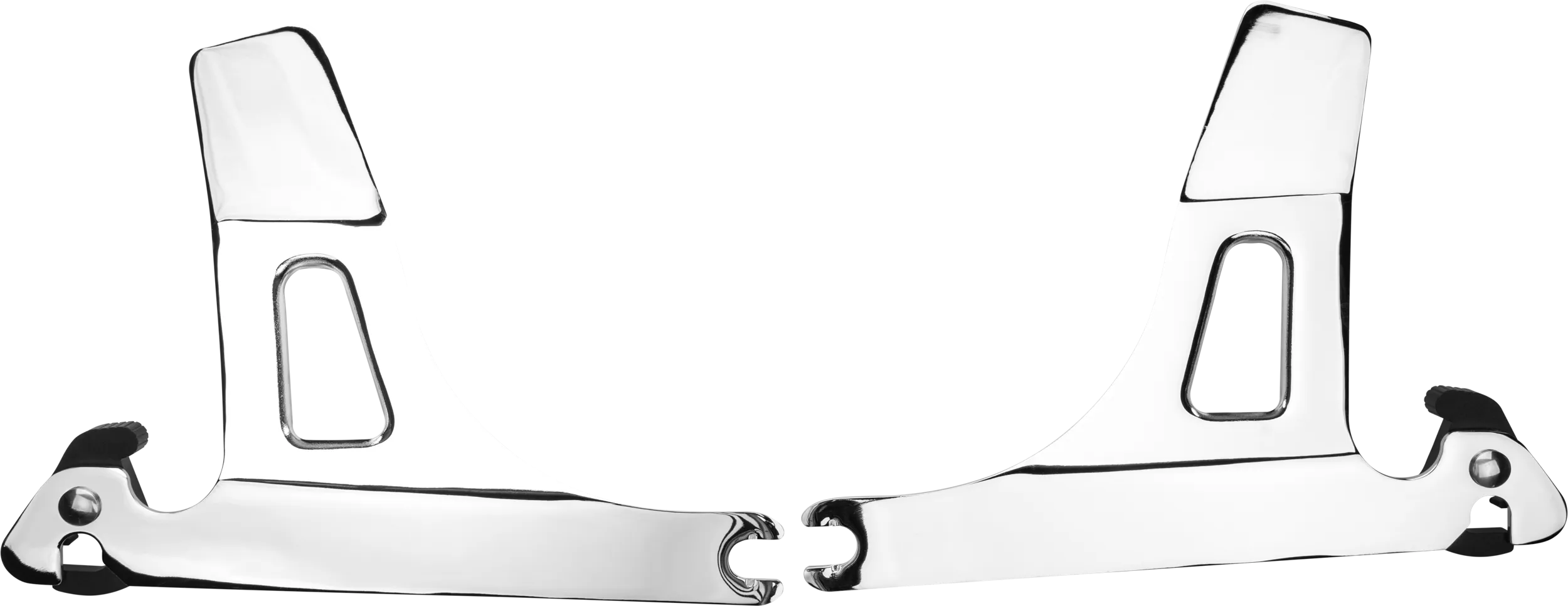 HardDrive Detachable Side Plates Chrome Dyna