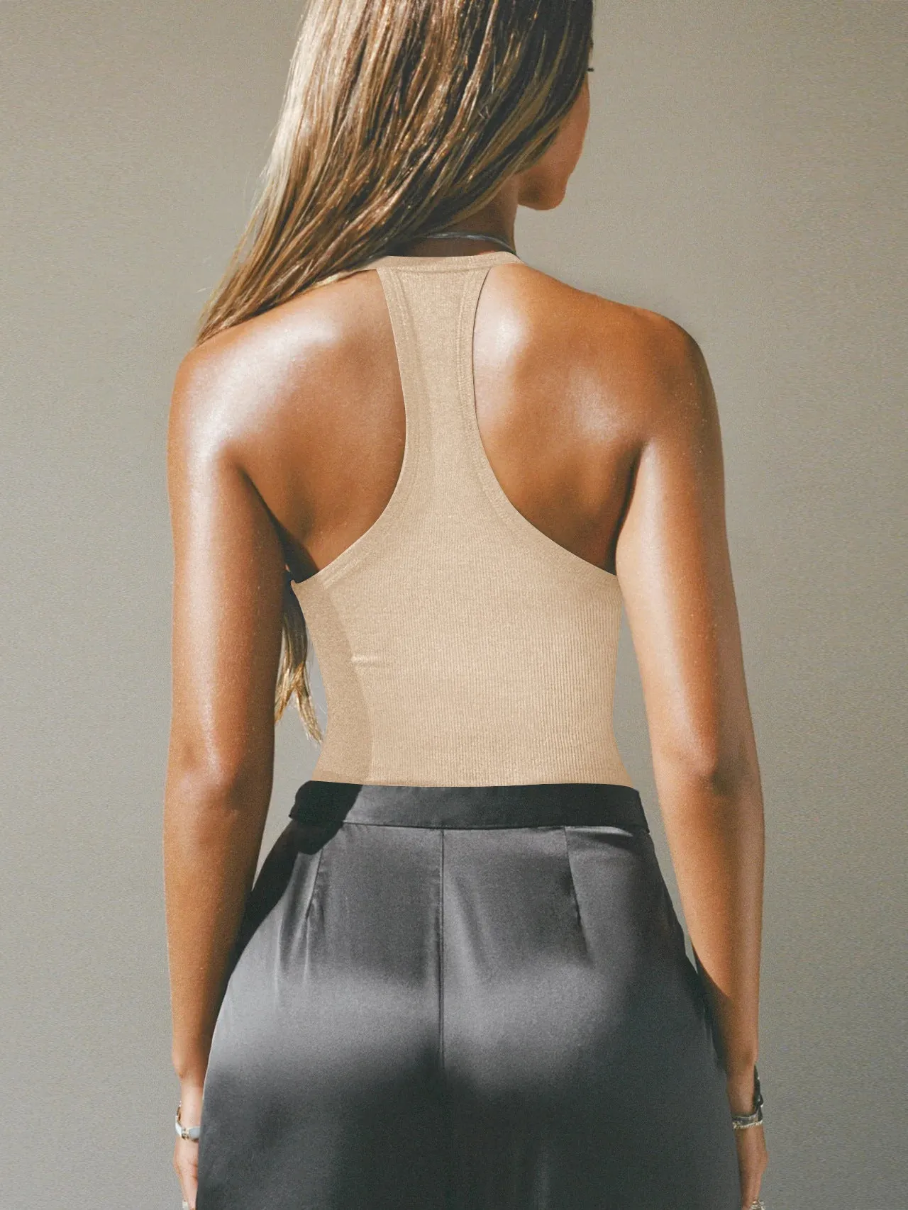 Heart Hollow Halter Sleeveless Short Vest Top