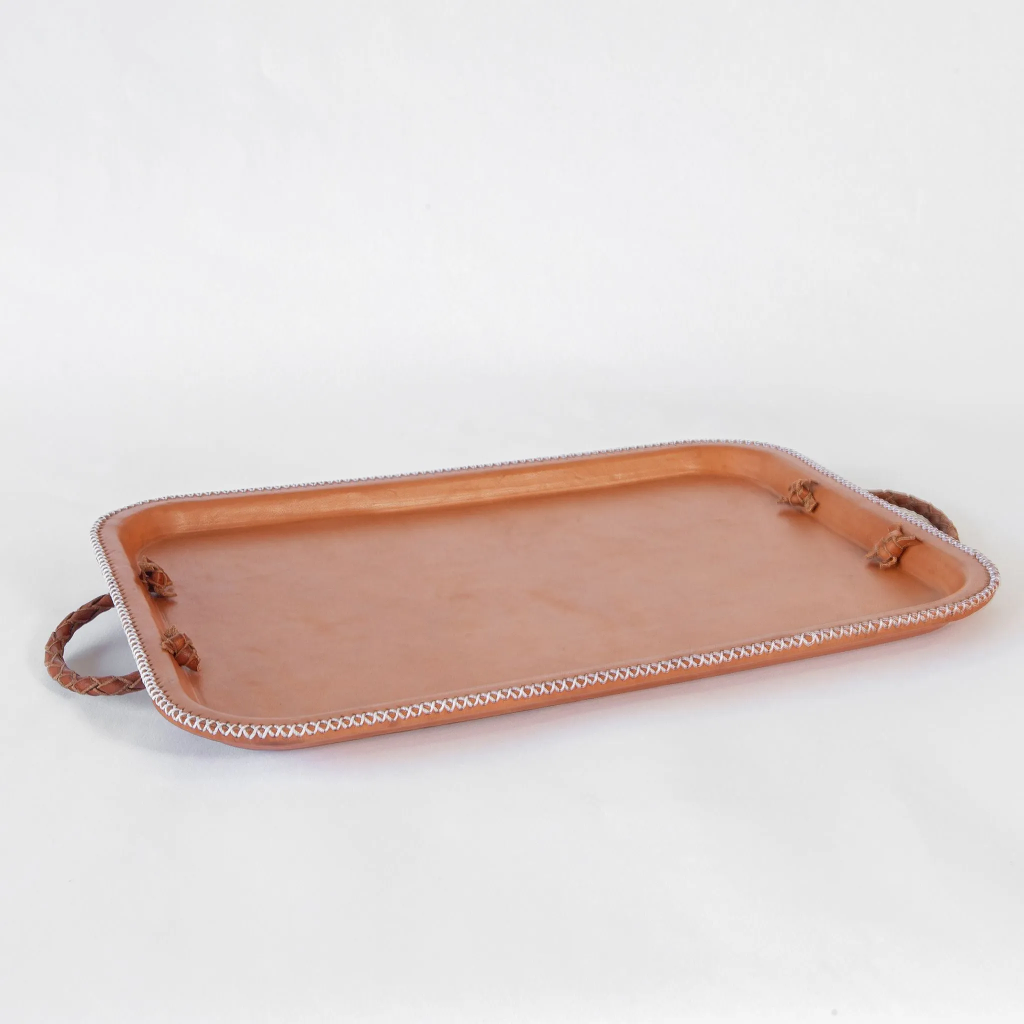 Hermana Leather Serving Tray