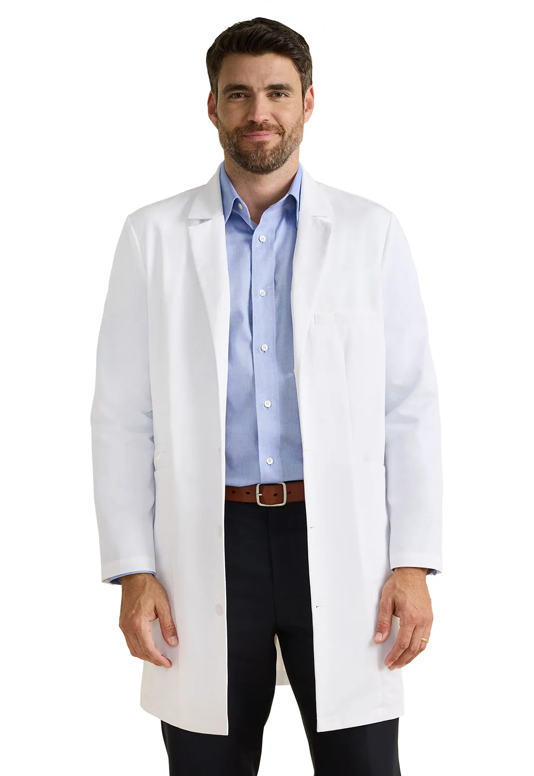 HH White Coat Lawrence Men's 37" Lab Coat White