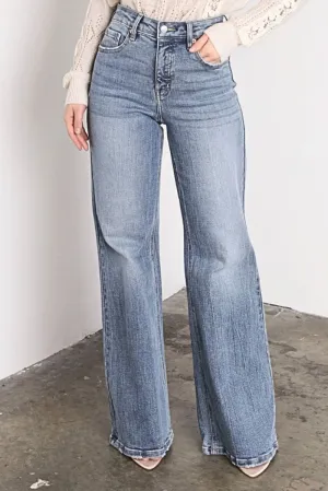 High Rise Palazzo Jeans