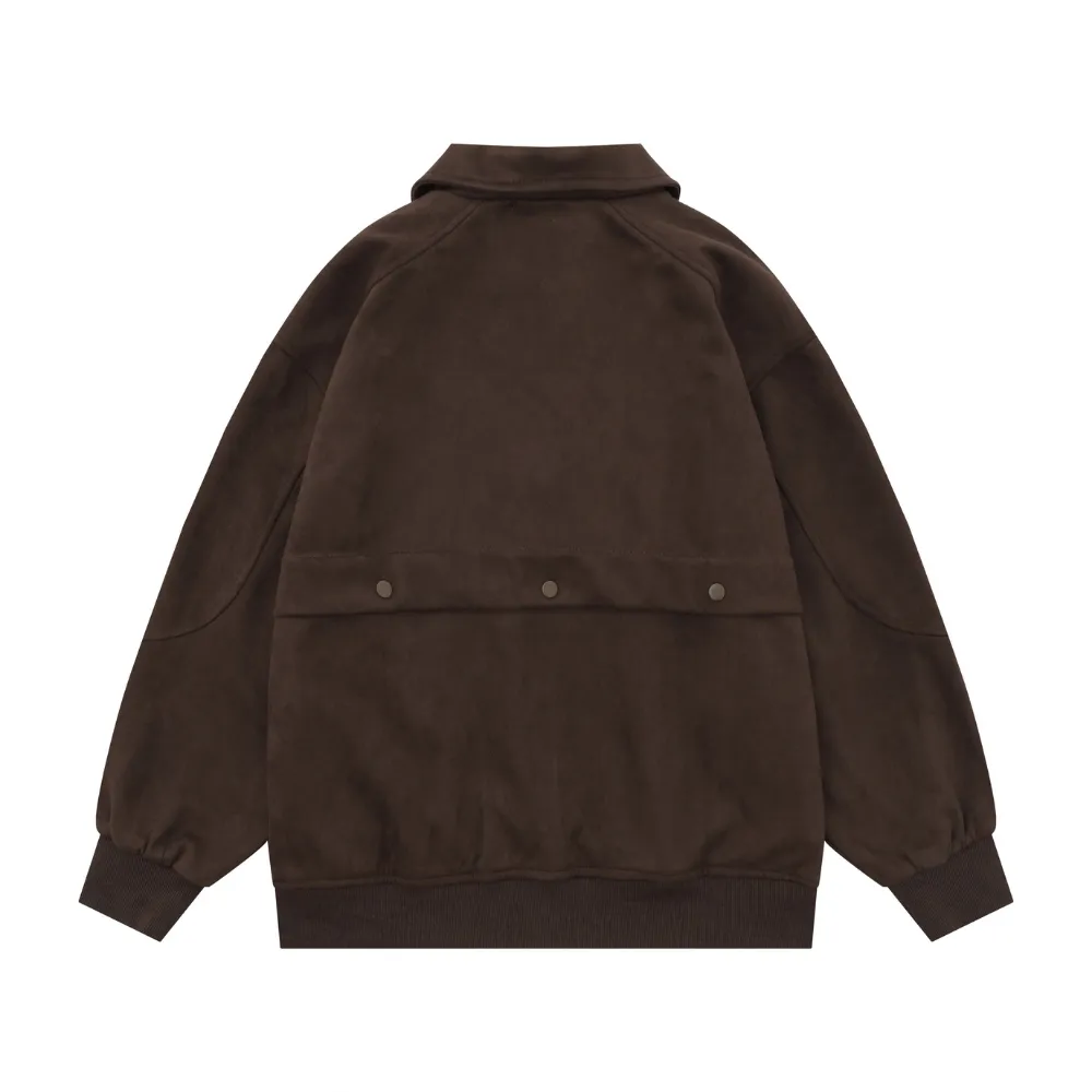 High Street Functional Zippered Pocket Jacket