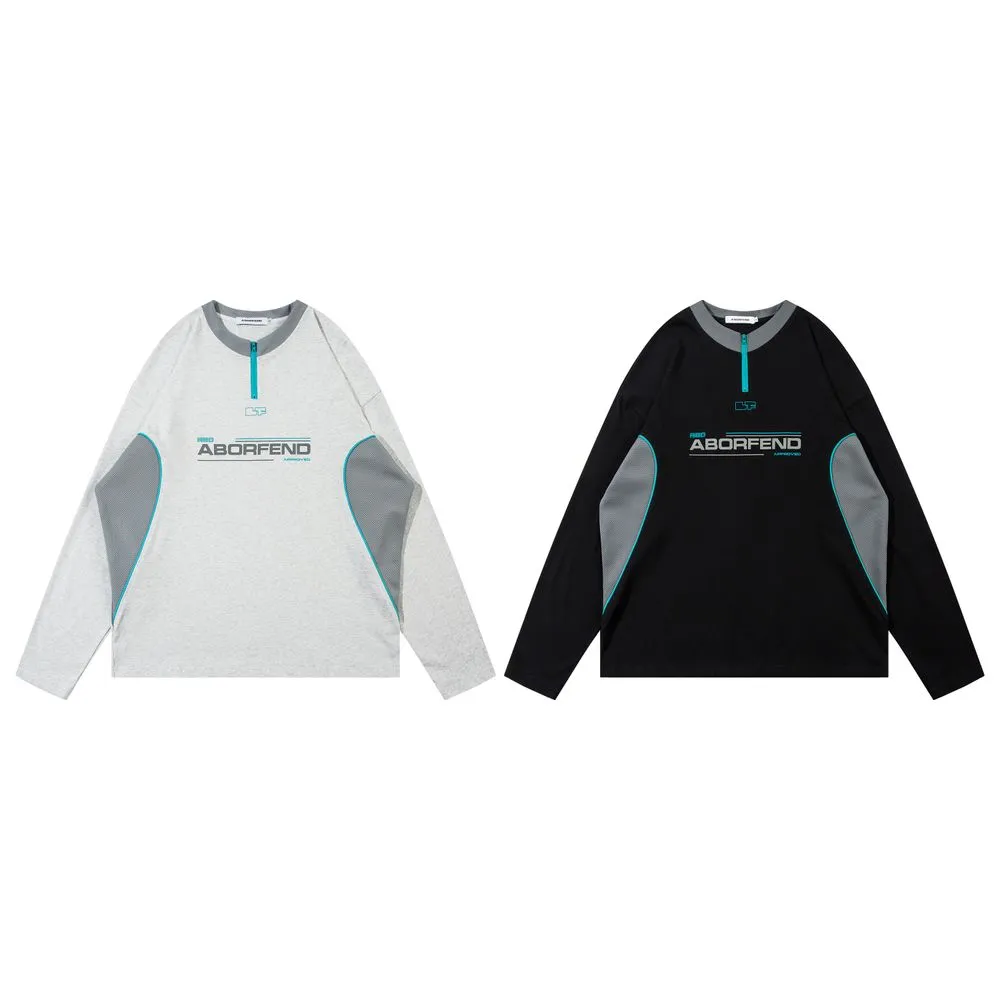 High Street Track Pullover Sweatshirt