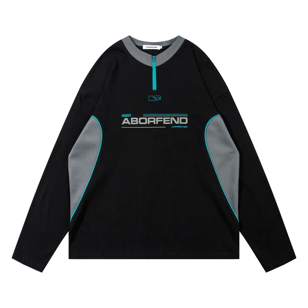 High Street Track Pullover Sweatshirt