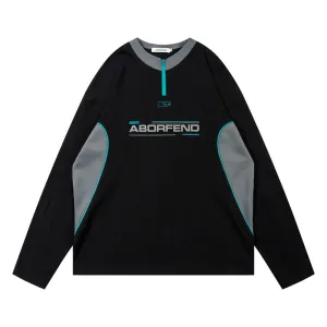 High Street Track Pullover Sweatshirt