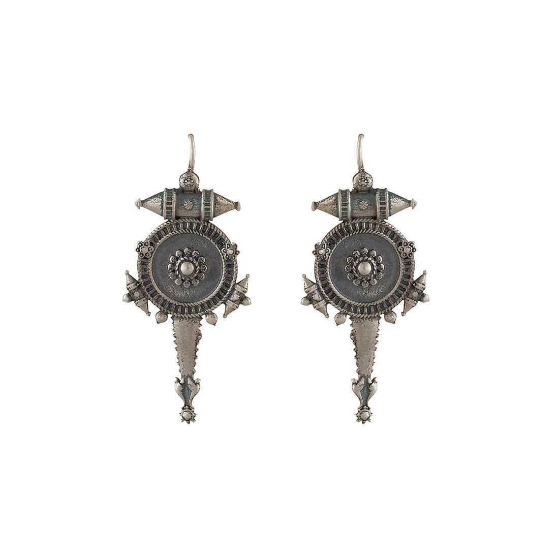 Hingora Silver Earring-Small by MOHA