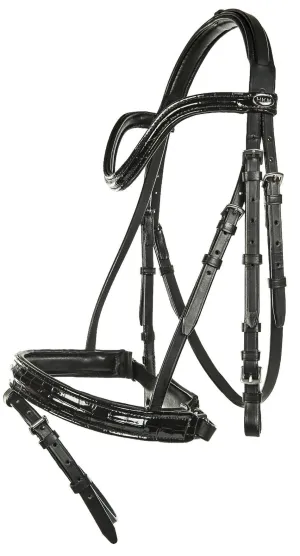 HKM Bridle Croco