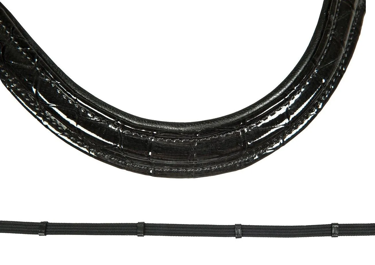 HKM Bridle Croco