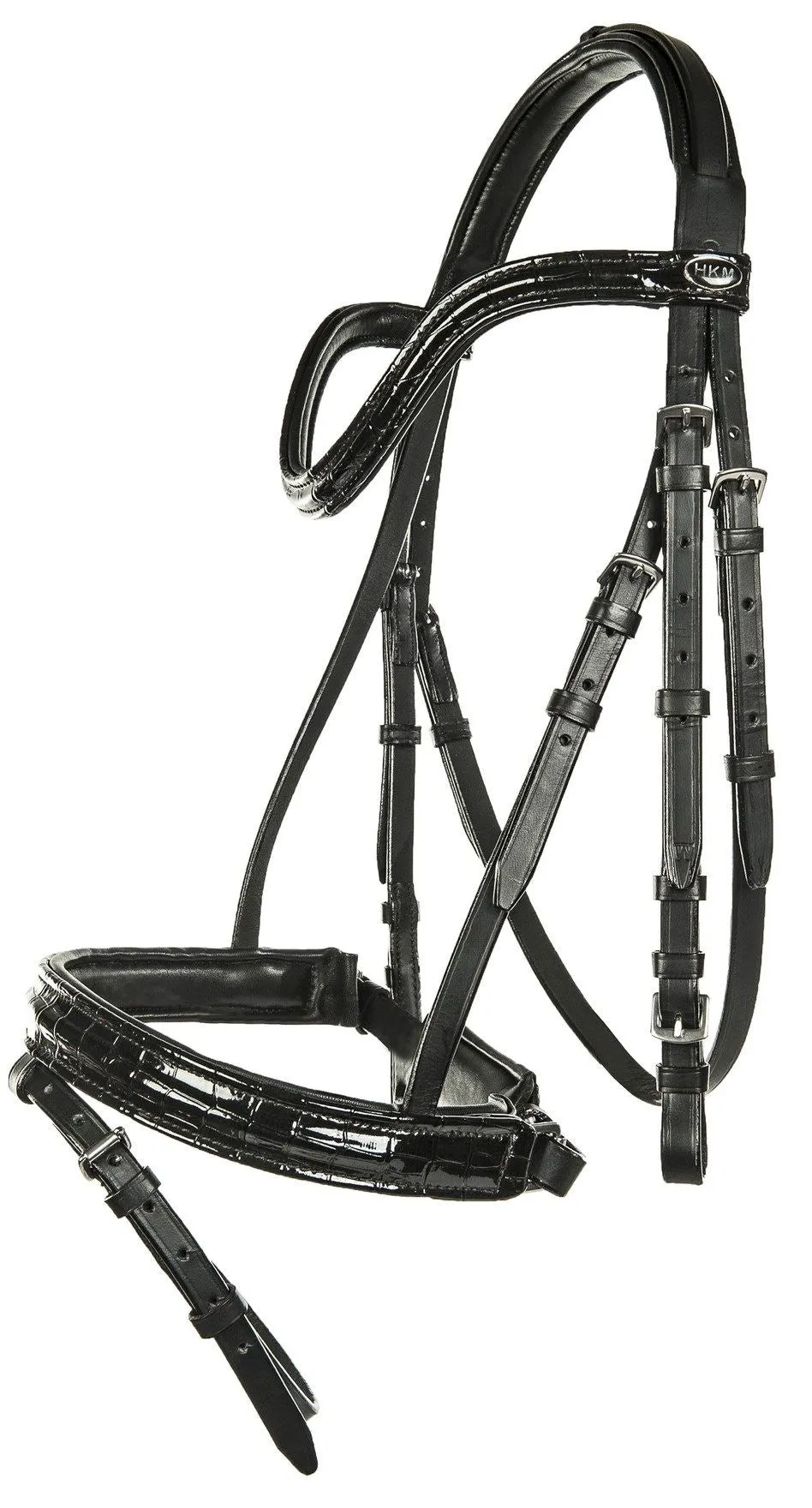 HKM Bridle Croco