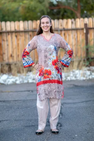 Honey Waqar Summer Lawn Suit