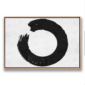 Horizontal Minimalist Circle Art MN15C