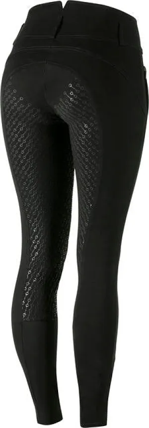 Horze Daniela Ladies Full-Seat Gel Breeches (Black)