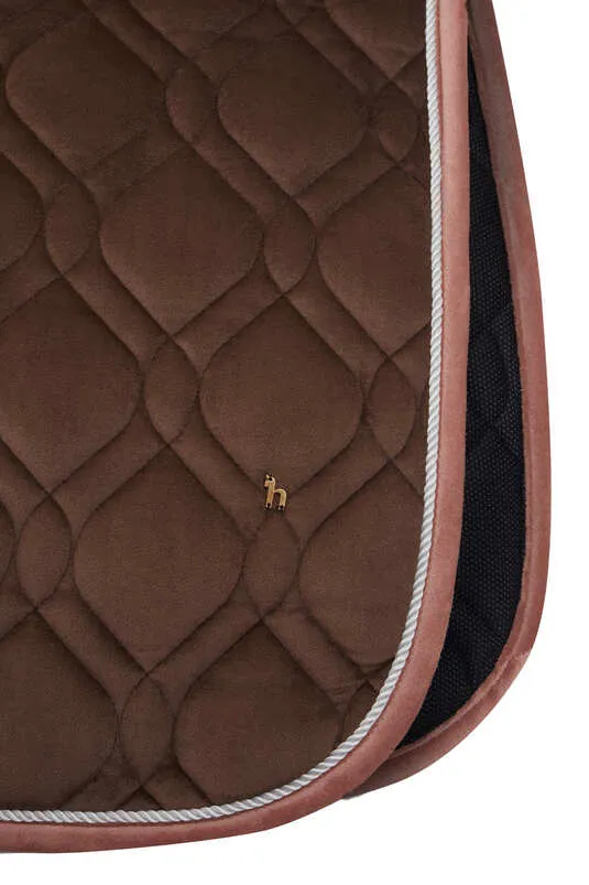 Horze St Moritz Dressage Pad Chocolate Martini