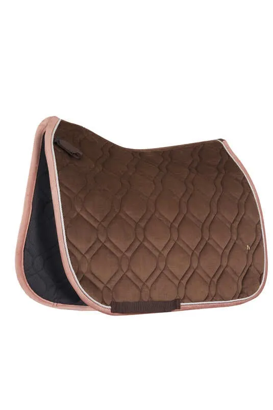 Horze St Moritz Dressage Pad Chocolate Martini