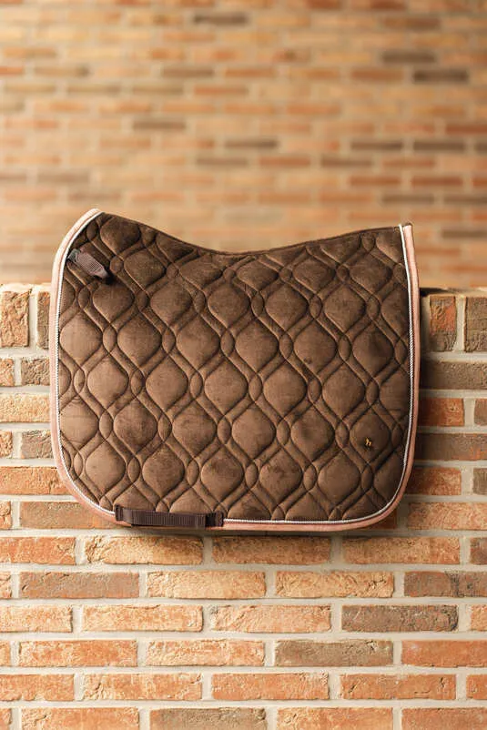 Horze St Moritz Dressage Pad Chocolate Martini