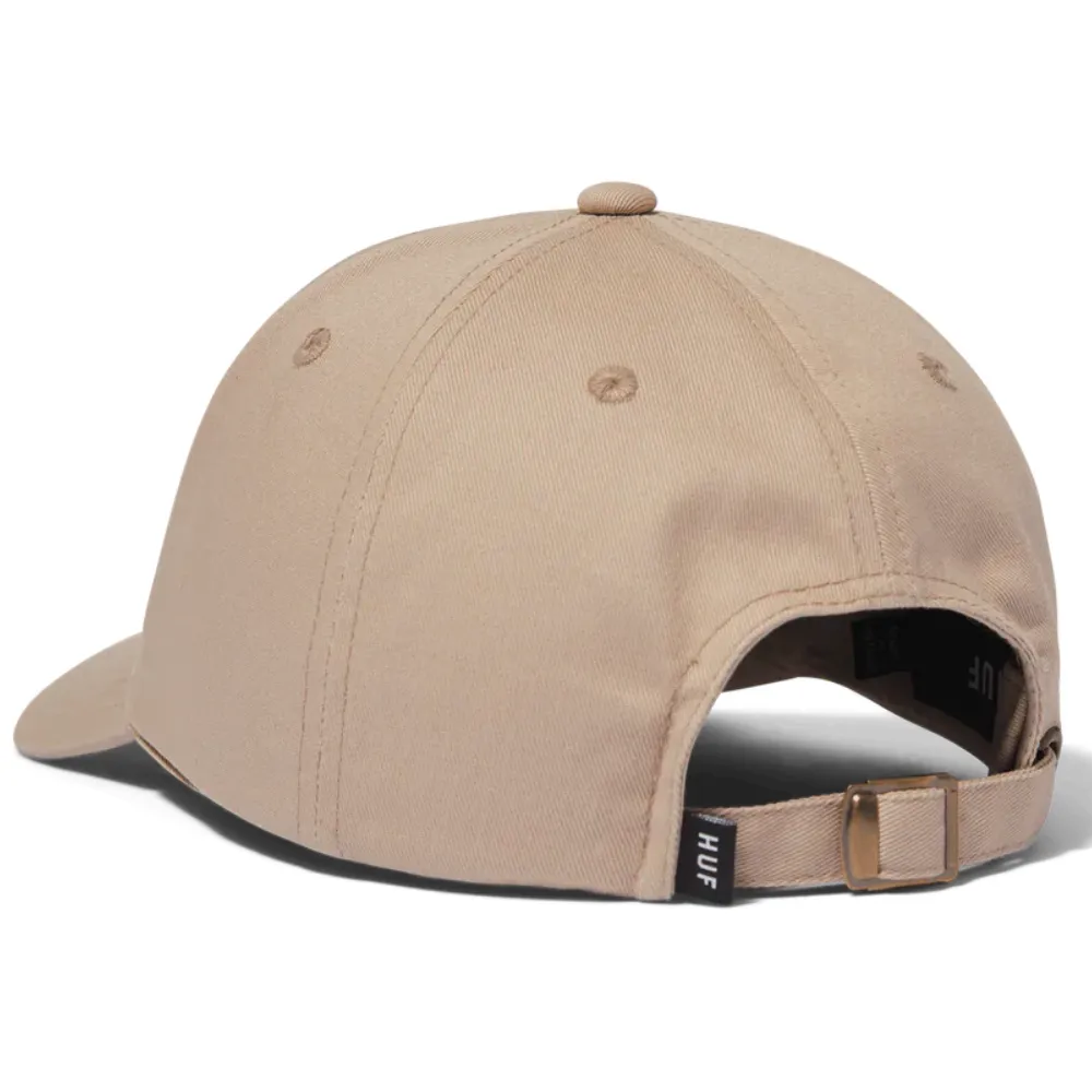 HUF Star Box Logo 6 Panel CV Cap | Stone